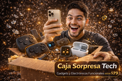 Caja Prémium Tech – Gadgets y Electrónicos Funcionales desde S/79